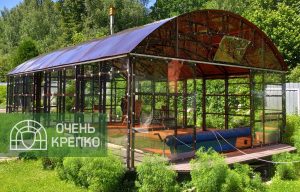 Павильон для бассейна ширина  м