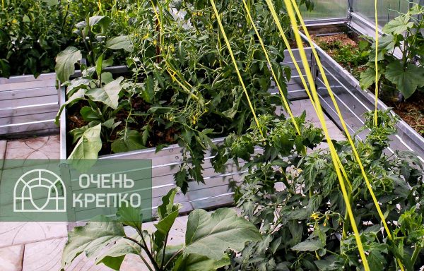 Комплект оцинкованных грядок (38 см) фото 1