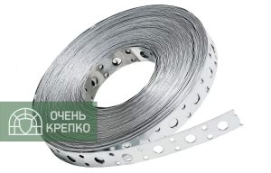Крепежная оцинкованная лента ширина  м