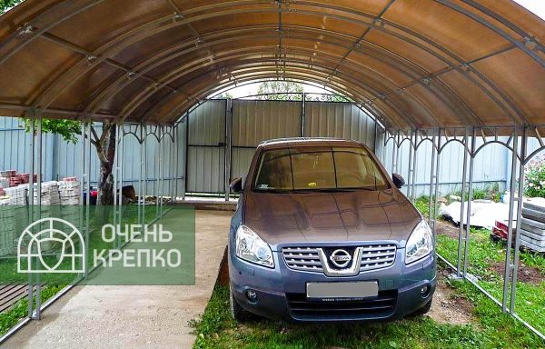 Навес из поликарбоната фото 3