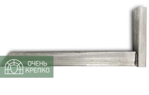 Грунтозацеп из оцинкованной стали ширина  м