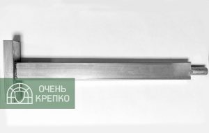 Свая из оцинкованной стали ширина  м